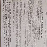 Constancia de soltería - 1