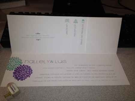 el interior de  mi invitacion 