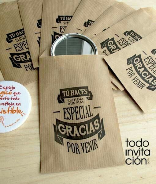 Bolsitas craft para la mesa de postres - 6