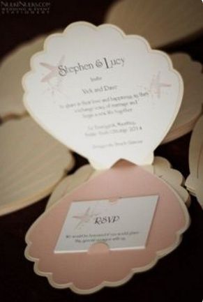 Invitacion opcion 3 .. en forma de conchita