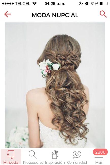 Hermosos peinados semi recogidos 👰🏻 - 1
