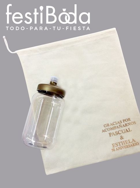 Costalito personalizado con termo