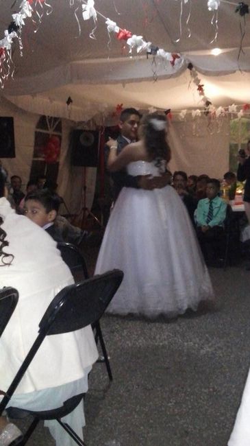 nuestro primer baile como esposos