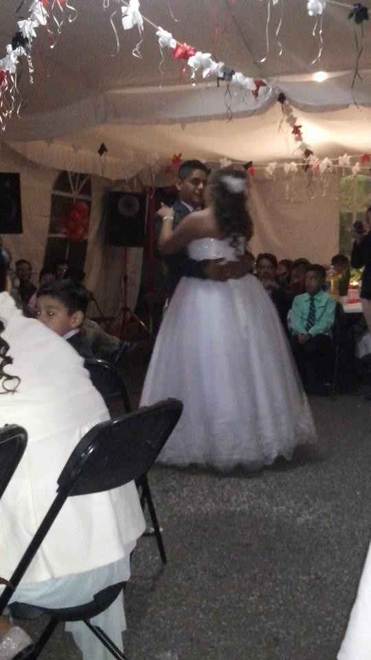 nuestro primer baile como esposos