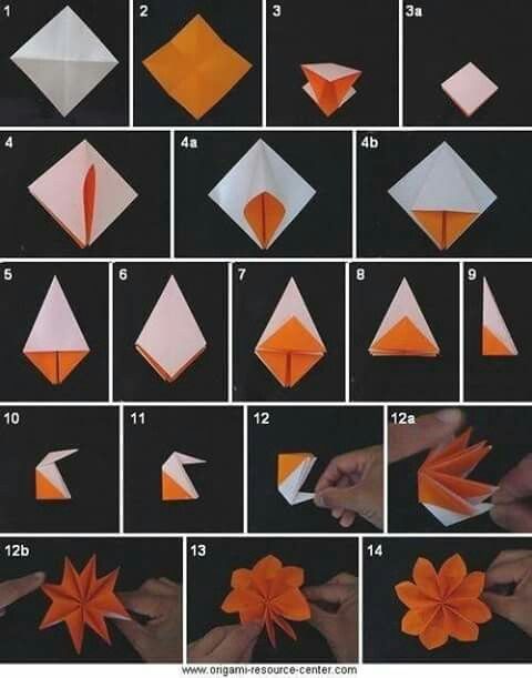 Decoracion con flores de papel - 9