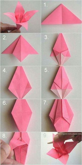Decoracion con flores de papel - 10