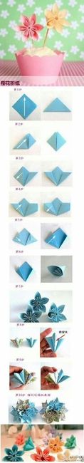Decoracion con flores de papel - 11