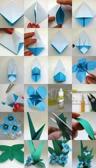 Decoracion con flores de papel - 13