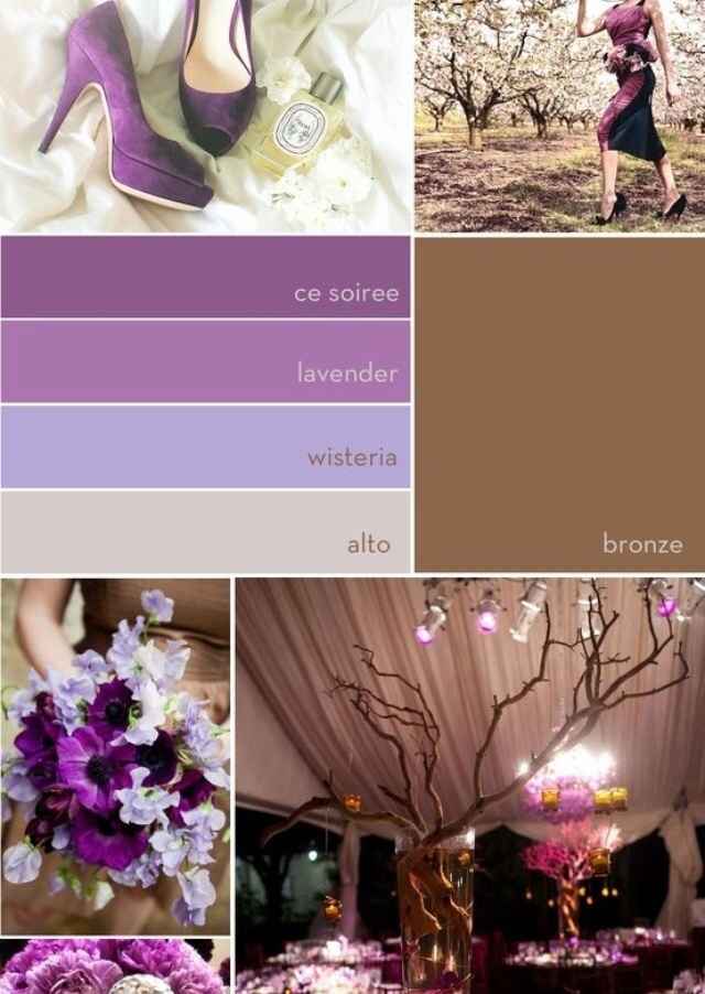 Combinación con el color morado - 1