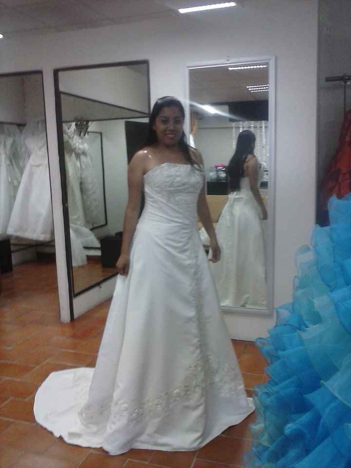 Mi hermoso vestido de novia