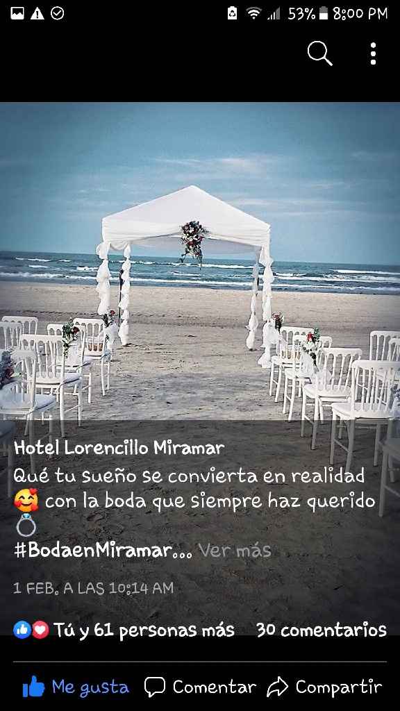 Boda civil pequeña en playa - 3