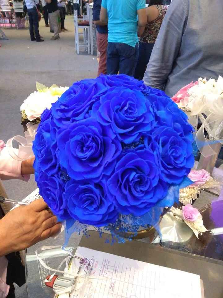 Ramo de la novia con flores azules?? - 1
