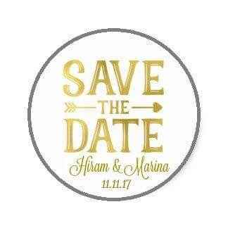 Stickers save the date - 2