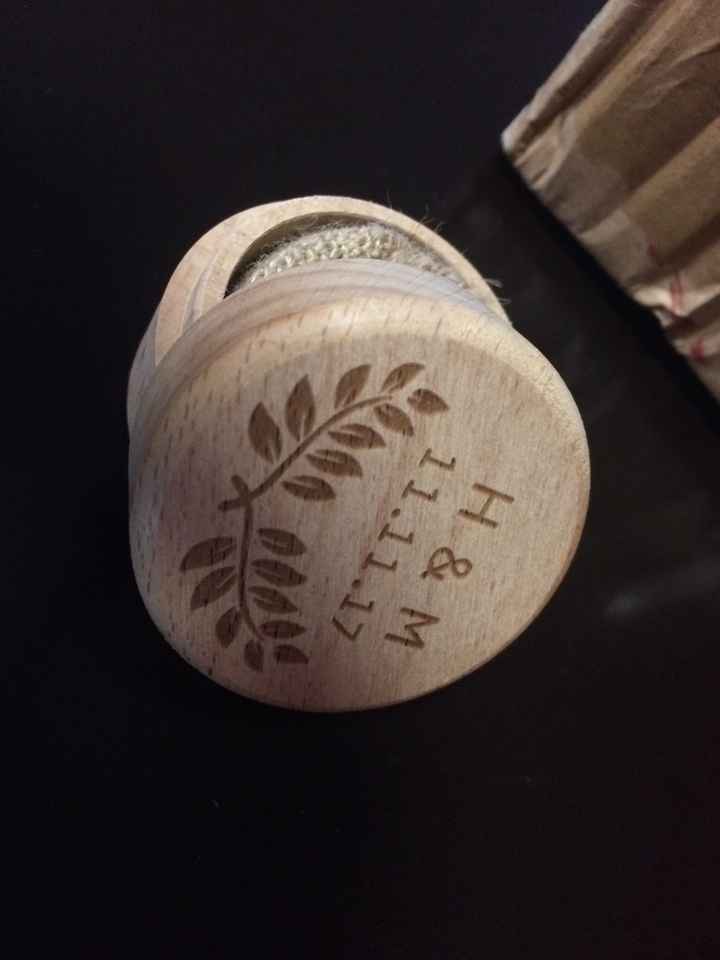 Mi cajita para argollas!! - 2