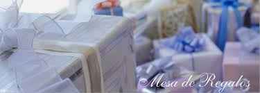 MESA DE REGALOS