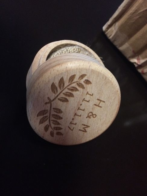 Mi cajita para argollas!! - 2