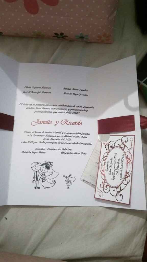 Por fin mis invitaciones - 2
