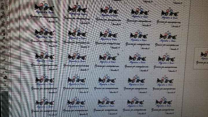 Plantilla de tarjetas para recuerditos