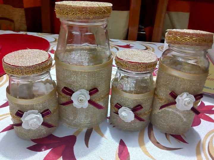 Diy frascos 🏺🍶 - 1