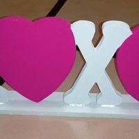 Letras de madera para la mesa de dulces