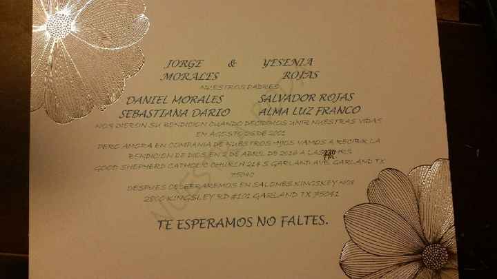 Mis humildes invitaciones - 3