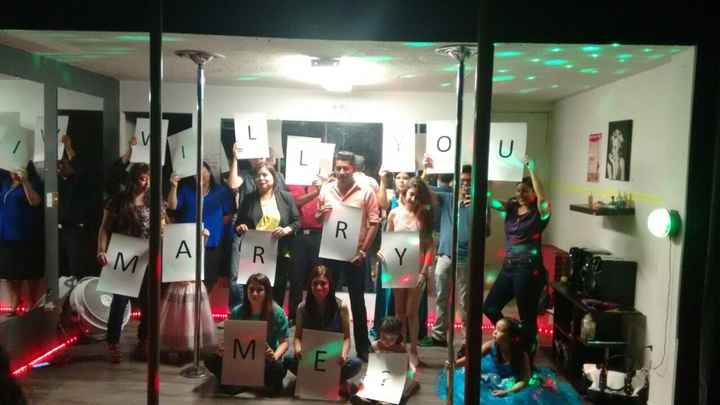 Cómo les pidieron matrimonio a uds? - 1