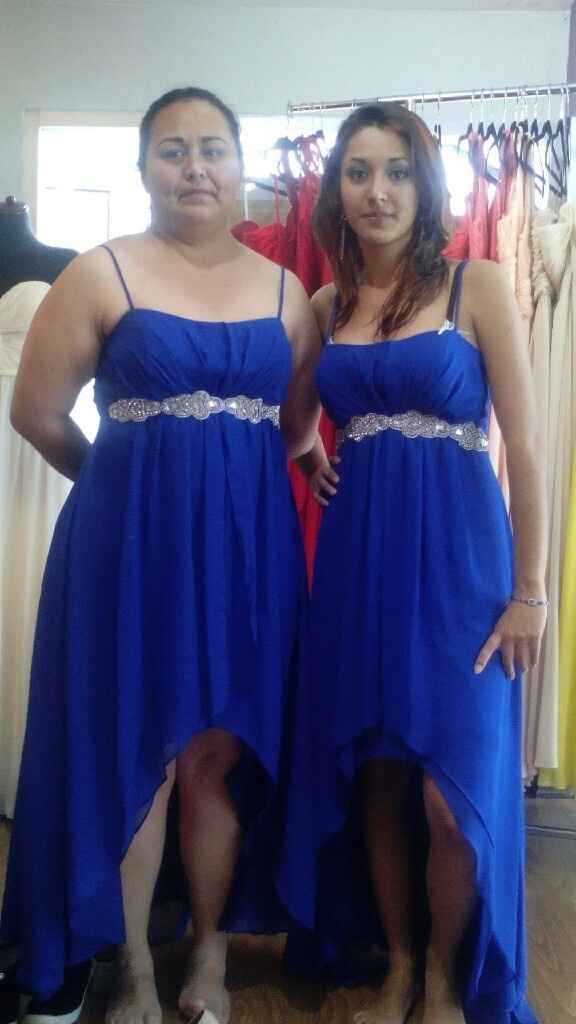 Vestidos de los damas  listos :) - 1