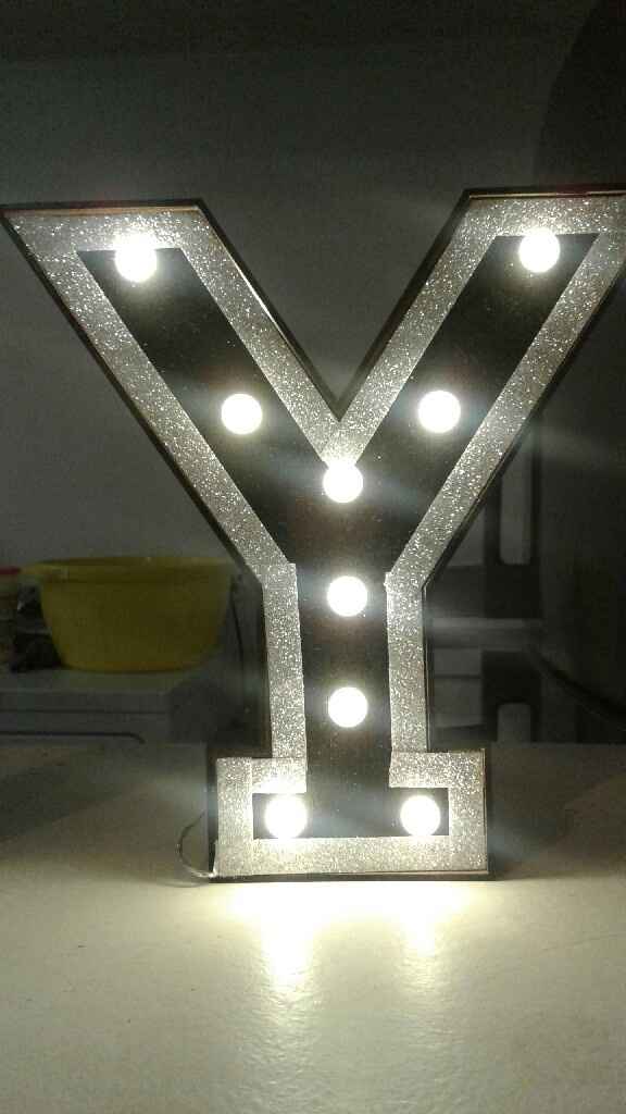 Letras con luces dyi !!! - 4