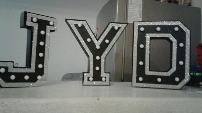 Letras con luces dyi !!! - 2
