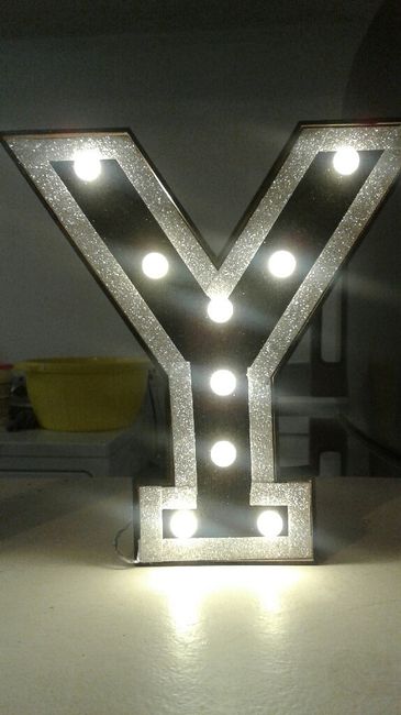 Letras con luces dyi !!! - 4
