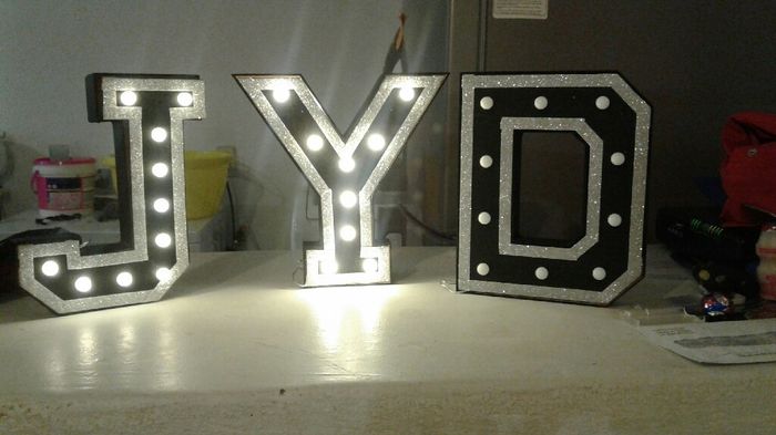 Letras con luces dyi !!! - 6