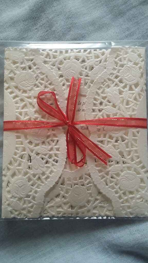 Y asi quedaron mis invitaciones - 1