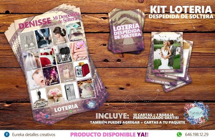loteria para despedida de soltera