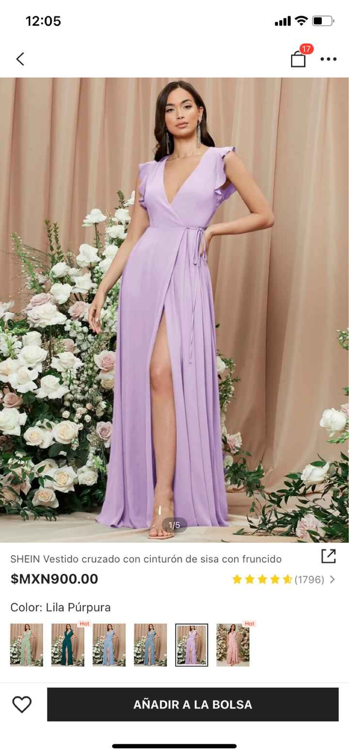color vestido damas de honor - 1