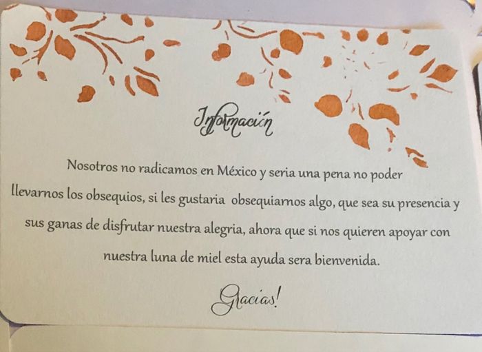 como pedir dinero en vez de regalos - 1