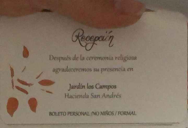 Invitaciones sin niños. - 2