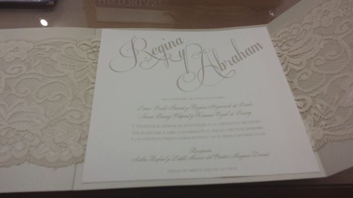 Cuanto les costaron sus invitaciones? - 1