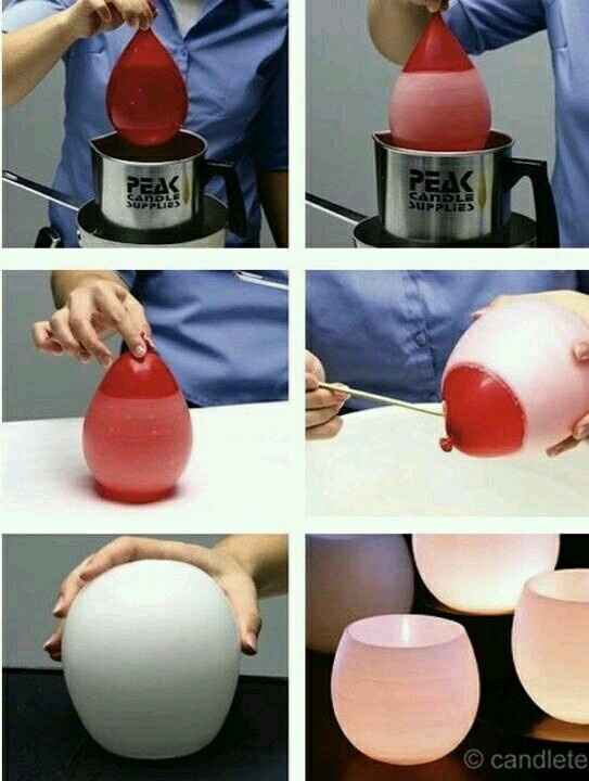 Como hago velas de globo o con globo???? - 1