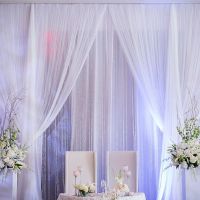 mesa para novios en la recepcion 