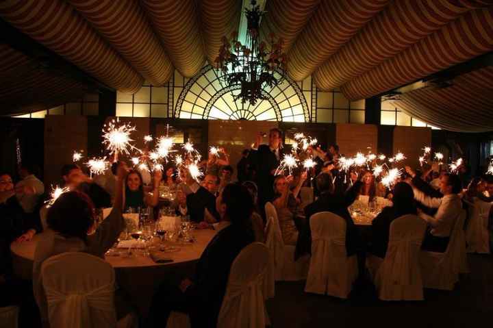 recibiendo el banquete