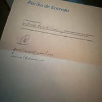 Muestra de la entrega de las fotos de Mariel.