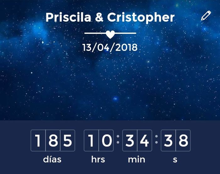 ¿Cuántos días faltan para tu día B? - 1