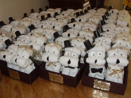 MIS  PERRITOS   DE TOALLA