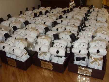 MIS  PERRITOS   DE TOALLA