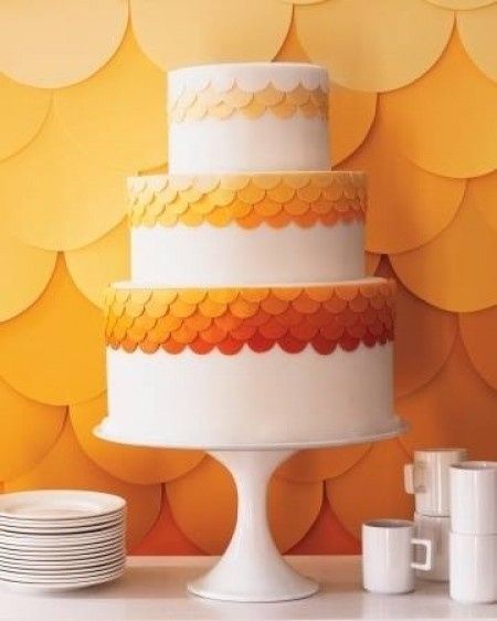 Pastel naranja
