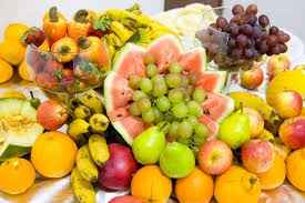 mesa de frutas