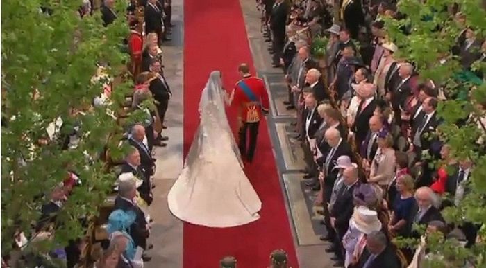 La alfombra roja de la boda