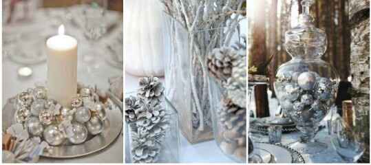 Combinaciones de colores en blanco y plata - 3