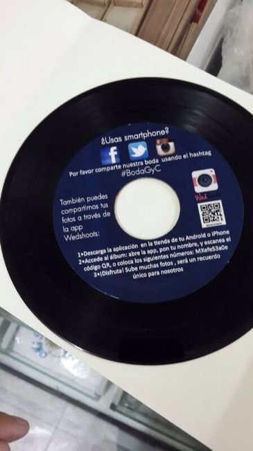 Reverso disco de vinil