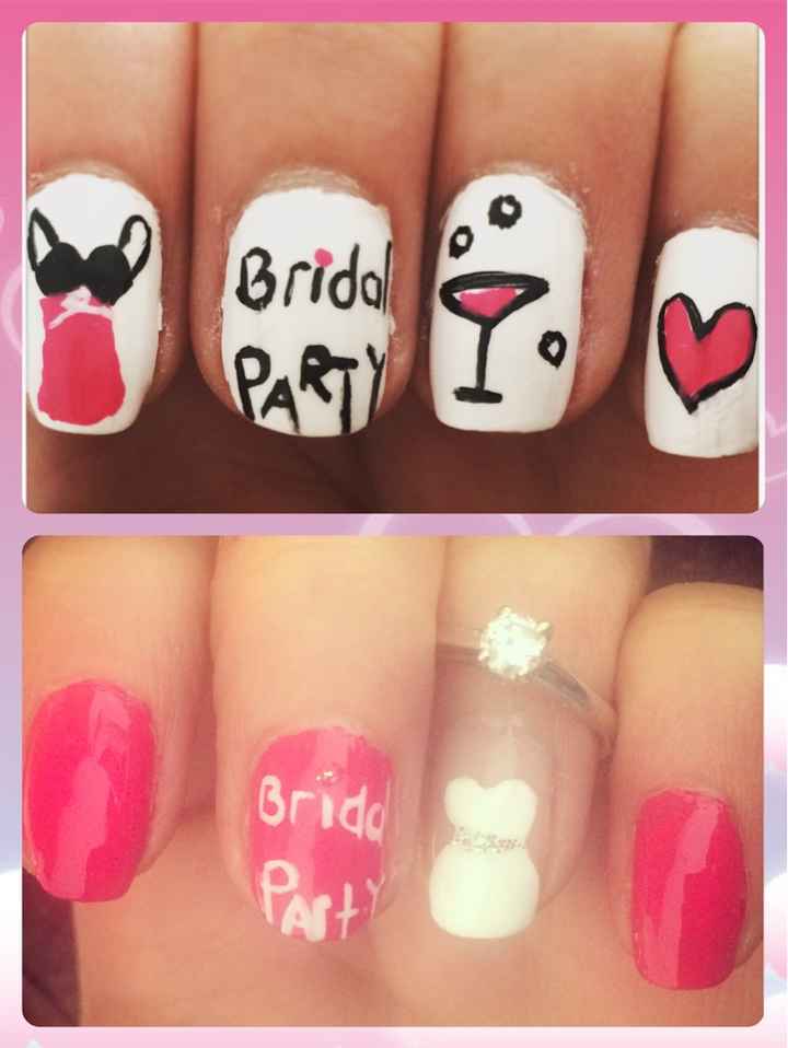 Uñas para la última bridal party! - 1